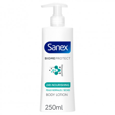 Crème hydratante corps Sanex BiomeProtect nourrisante - 250ml