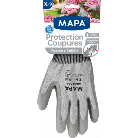 Mapa - Gants de Jardinage - Protection Coupures - T.XL