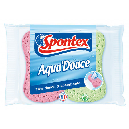 Spontex - 2 Éponges Aqua Douce