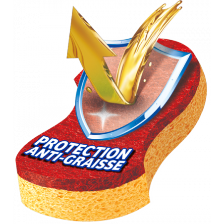 Spontex - 2 Eponges Gratounett' Stop-Graisse Spontex - 2 Eponges Gratounett' Stop-Graisse