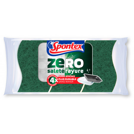 Spontex - 3 Eponges Zero Surfaces Encrassées