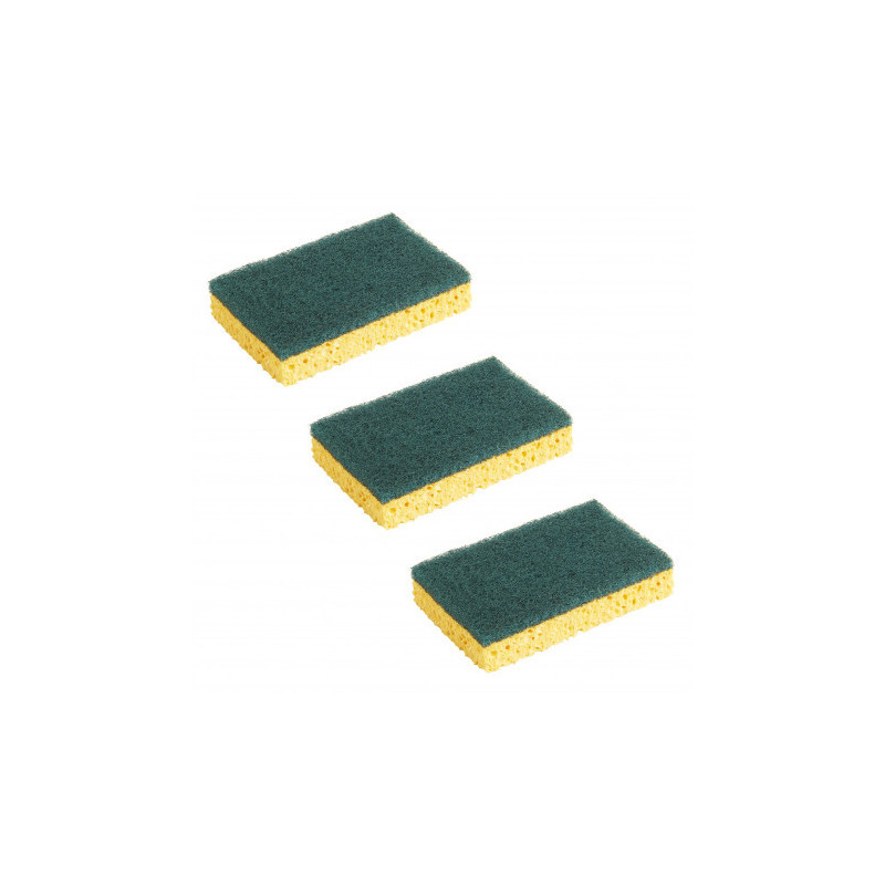 Spontex - 3 Gratte-Eponge Longue Durée