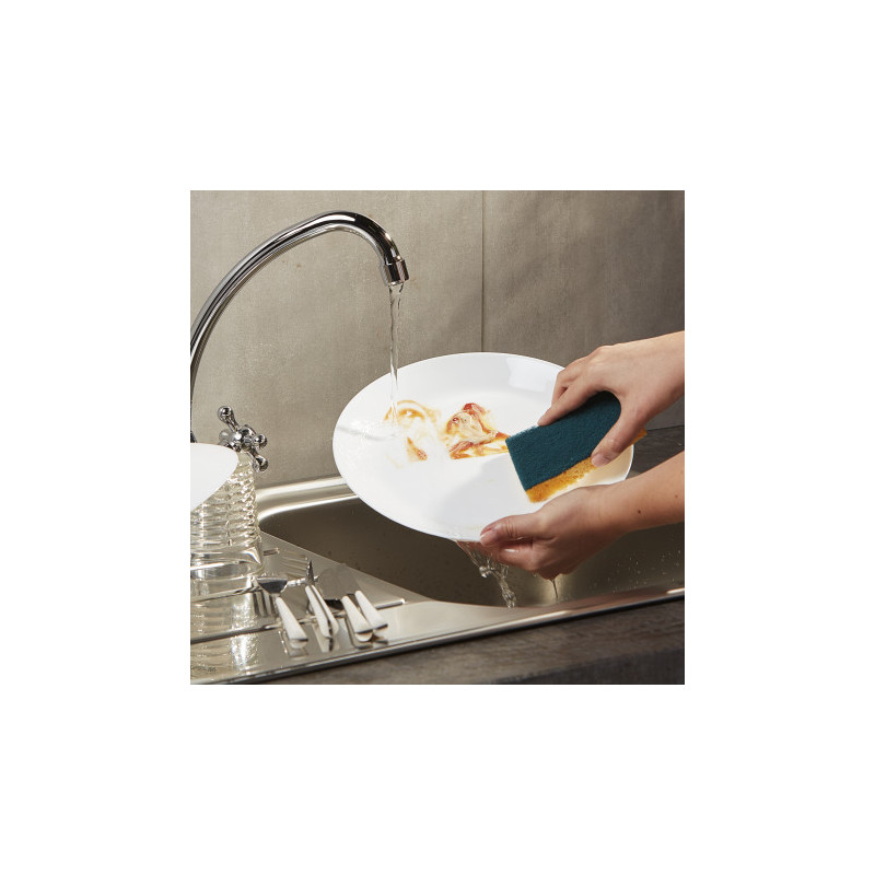 Spontex - 3 Gratte-Eponge Longue Durée