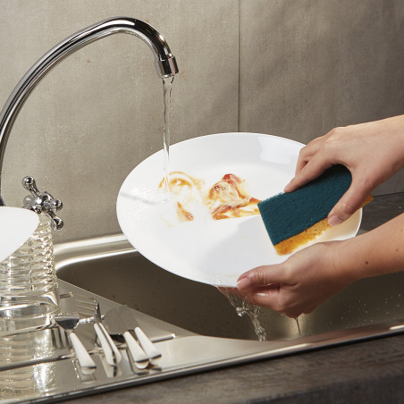 Spontex - 3 Gratte-Eponge Longue Durée