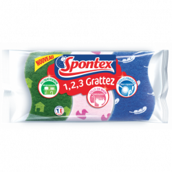 Spontex - Kit de 3 Éponges Multi-Usages - 1
