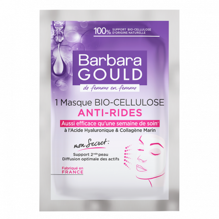 Barbara Gould - Masque anti-rides bio cellulose
