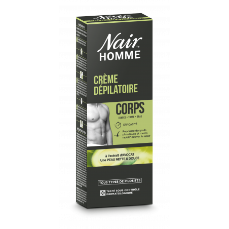 Nair - Crème dépilatoire Corps Homme
