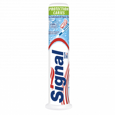 Signal Protection Caries Dentifrice Doseur Micro Calcium et Fluor Actif 100ml