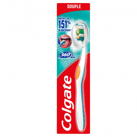 Brosse à dents Colgate 360° Souple x1