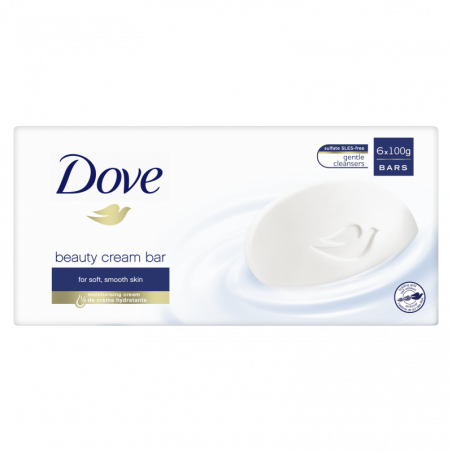 DOVE Savon Pain de Toilette Original 6x100g