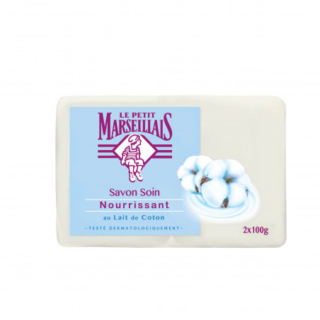 Lot De 2 - Le Petit Marseillais Savon 100G Lait De Coton