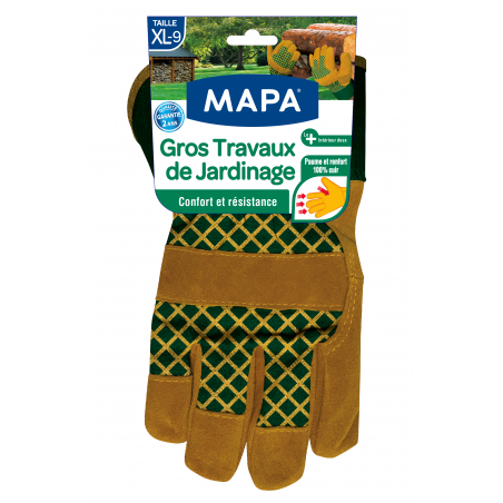 Lot de 2 - Gants de Jardinage - Gros Travaux de Jardinage - T.XL