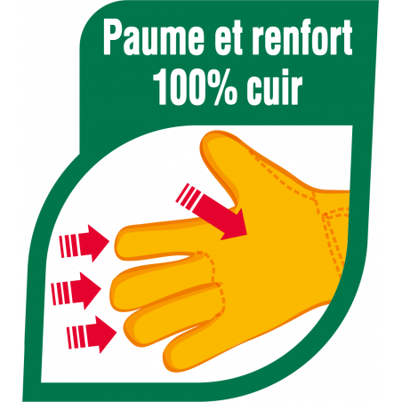 Lot de 2 - Gants de Jardinage - Gros Travaux de Jardinage - T.L