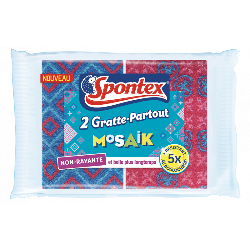 Spontex - 2 Eponges Gratte-Partout