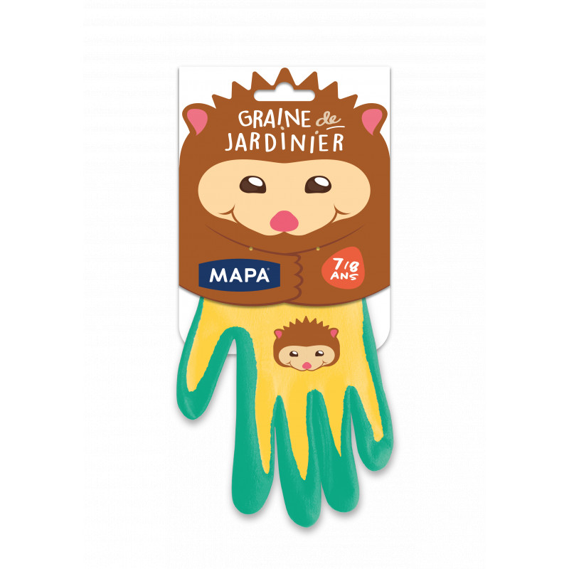 Gants de Jardinage Enfant - Graine de Jardinier - T.7/8 ans