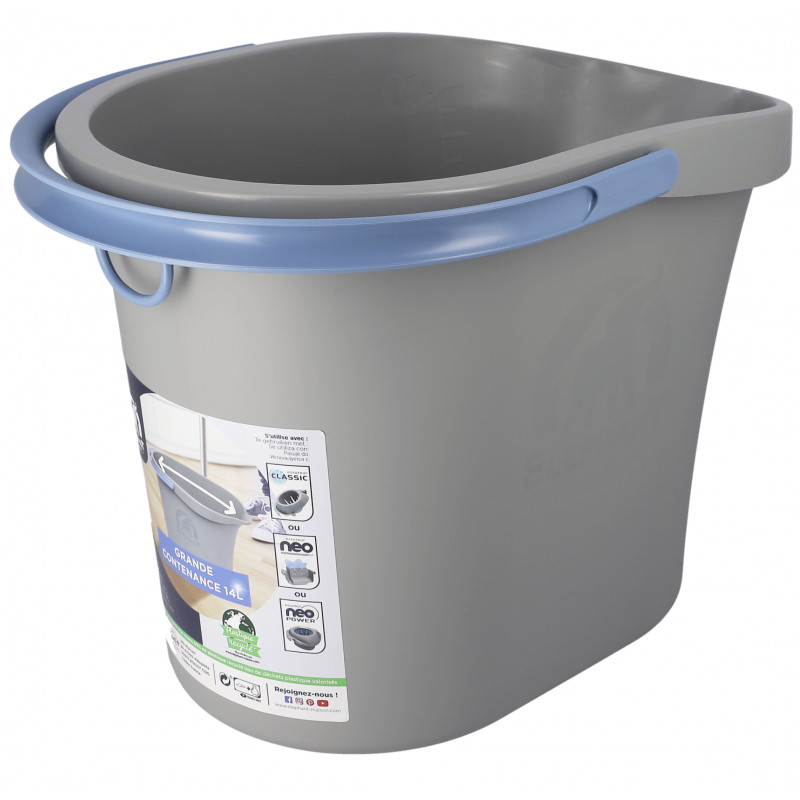 Elephant - Mega lot - 1 Kit Seau, Essoreur & Balai lave sol La Classique