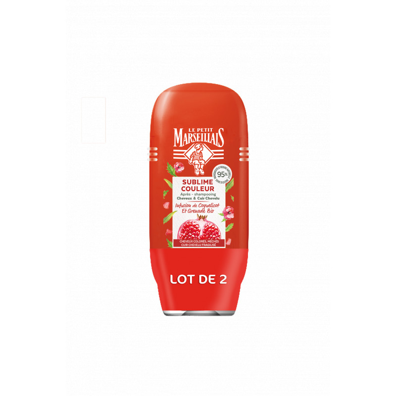Le Petit Marseillais Après Shampooing 2x200Ml Sublime Couleur