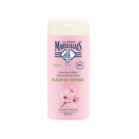 Le Petit Marseillais Crème Douche & Bain 650Ml Fleur De Cerisier