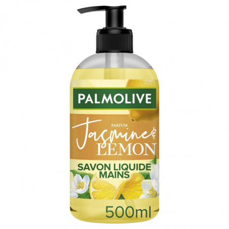 Savon liquide Mains Palmolive Botanical Jasmin & citron pompe - 500ml