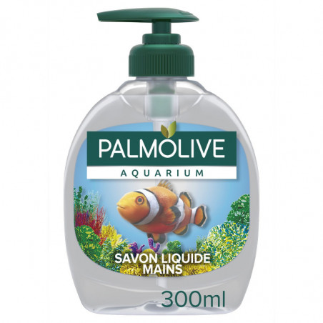 Pack de 6 - Savon liquide Mains Palmolive Aquarium pompe - 300 ml Pack de 6 - Savon liquide Mains Palmolive Aquarium pompe - 300 ml