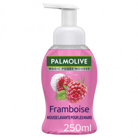 Savon liquide Mains Palmolive Pouss' Mouss Framboise pompe - 250ml
