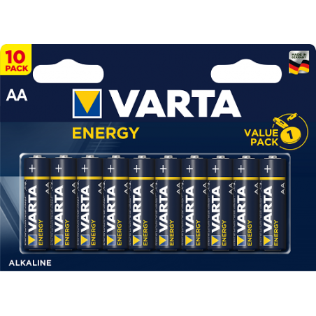 Varta - Pack de 20 Blisters de 10 Piles Alcalines ENERGY AA Varta - Pack de 20 Blisters de 10 Piles Alcalines ENERGY AA