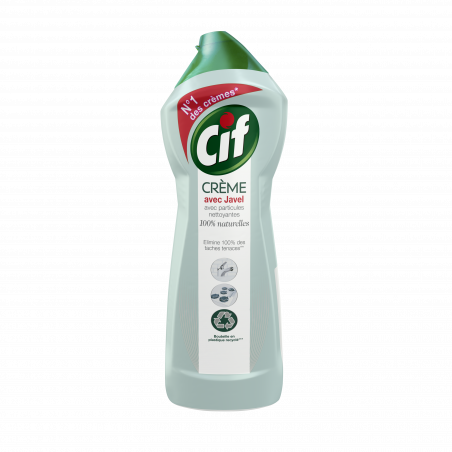 Cif Crème À Récurer Nettoyant Multi Surfaces Javel 750ml