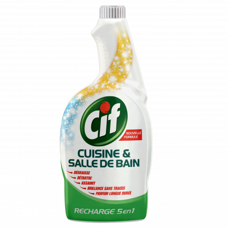 Cif Cuisine & Salle de Bain Recharge 750 ML