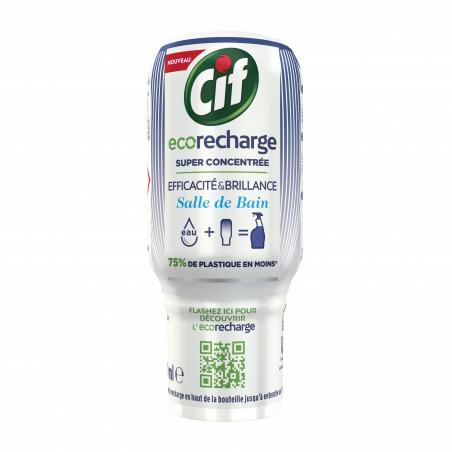 CIF Nettoyant Ecorecharge Efficacite & Brillance Salle de Bain 70ml