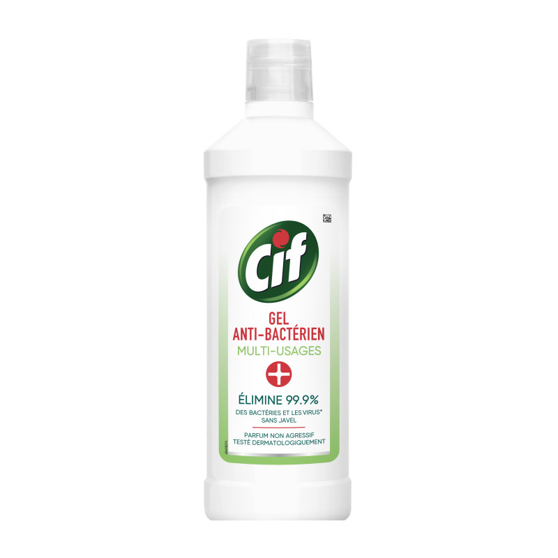 Cif Gel Anti-Bactérien Multi-Usages Sans Javel 1l