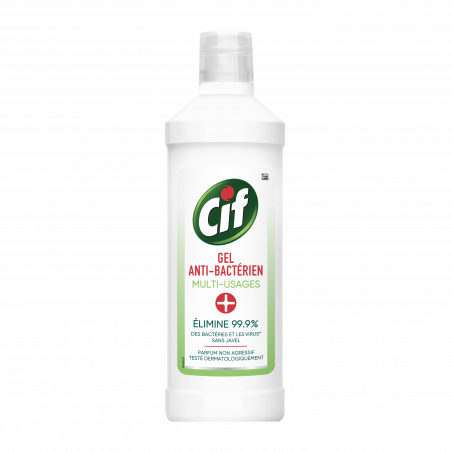 Cif Gel Anti-Bactérien Multi-Usages Sans Javel 1l