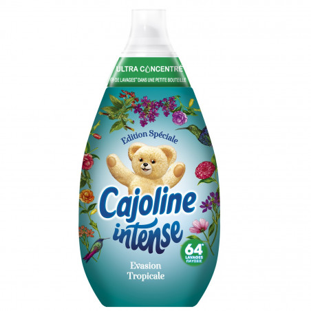 Cajoline Intense Adoucissant Concentré Evasion Tropicale 960ml 64 Lavages