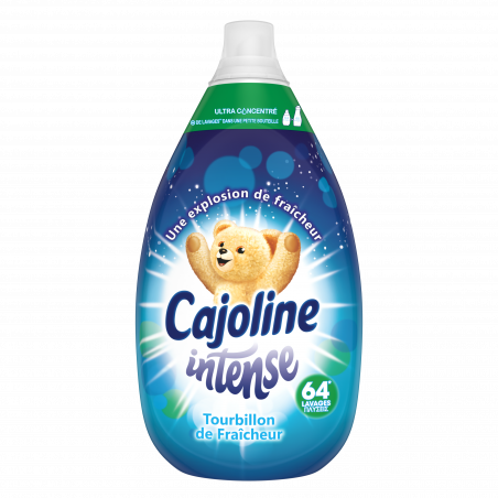 Cajoline Intense Adoucissant Concentré Tourbillon Fraîcheur 960ml 64 Lavages