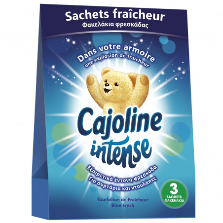 Cajoline Intense Sachets pour Armoire Fraîcheur Printanière 3 sachets