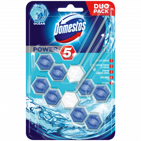 Domestos Bloc Wc Power Five Océan x2