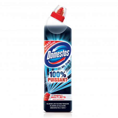 Domestos Gel Nettoyant Wc 100% Puissant 750ml