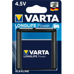 Varta - Pack de 10 Piles Alcaline Longlife Power 4,5V