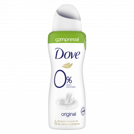 Dove 0% Déodorant Femme Spray Compressé Original 100ml