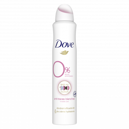 Dove 0% Déodorant Femme Spray Invisible Care 200ml