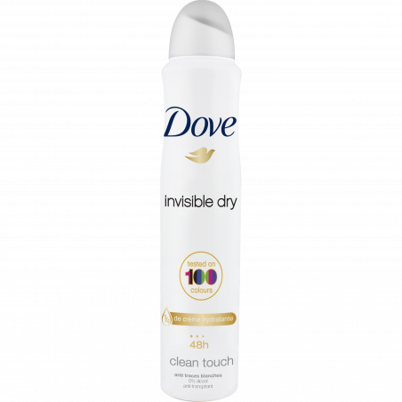 Dove Déodorant Femme Spray Anti Transpirant Invisible 200ml
