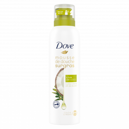 Dove Gel Douche Mousse Surgras à l'Huile de Coco 200ml