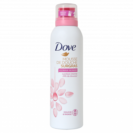 Dove Gel Douche Mousse Surgras à l'Huile de Rose 200ml