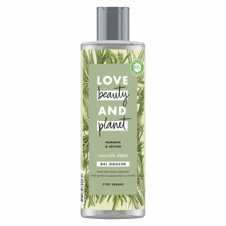 Love Beauty & Planet Gel Douche Cascade Detox 400 ml