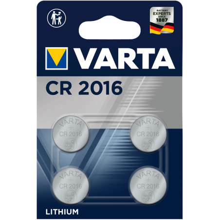 Varta - Pack de 10 blisters de 4 Piles électronique CR2016