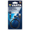Varta - Cable charge & Sync. pour smartphone 2 en 1 Micro USB&Lightning compatible Iphone longeur 1