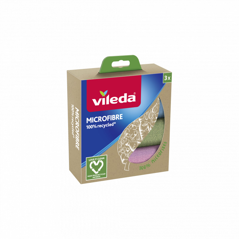Vileda - Lavette MF recyclée x3