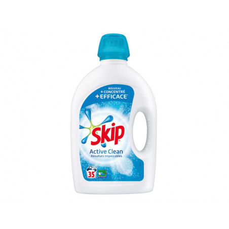 SKIP Lessive Liquide Active Clean 1,75l - 35 Lavages