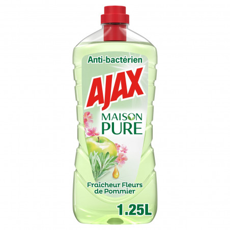 Produit Ménager Sol & Multi Surfaces Ajax Maison Pure Désinfectant Fleurs de Pommier - 1