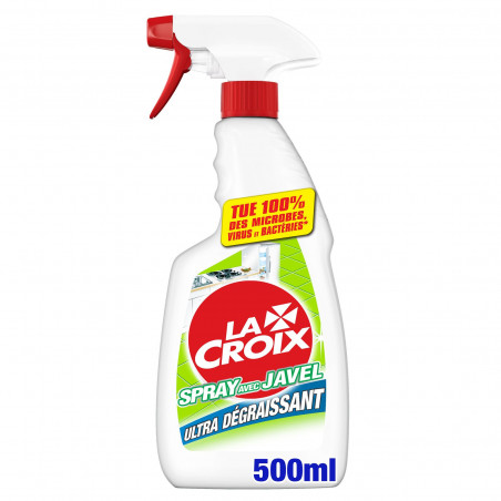 Produit Ménager La Croix Cuisine Spray Désinfectant Javel - 500ml
