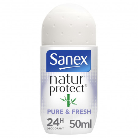 Déodorant naturel Sanex Natur Protect Pure & Fresh  Bambou bille - 50ml
